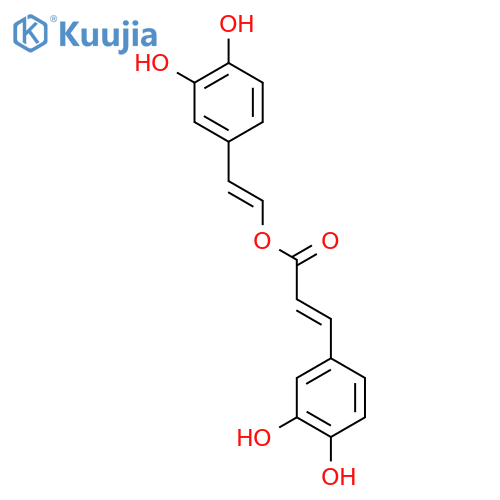 (Z)-[2-(3,4-dihydroxyphenyl)ethenyl] (E)-3-(3,4-dihydroxyphenyl)-2-propenoate structure