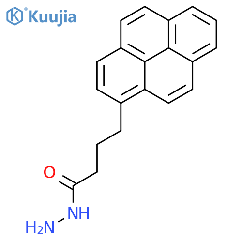 1-Pyrenebutyric hydrazide structure