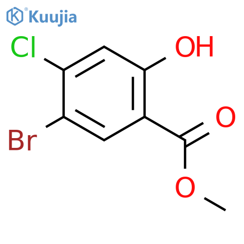 Methyl 5-Bromo-4-chlorosalicylate structure