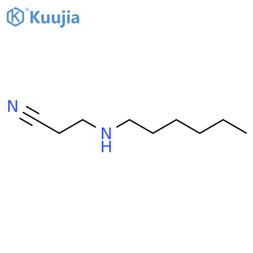 3-(Hexylamino)propionitrile structure