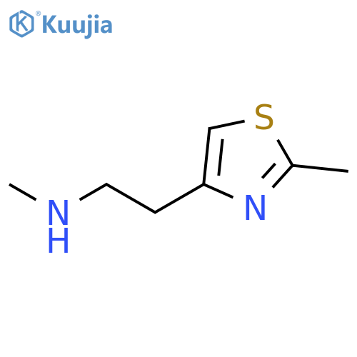 methyl2-(2-methyl-1,3-thiazol-4-yl)ethylamine structure