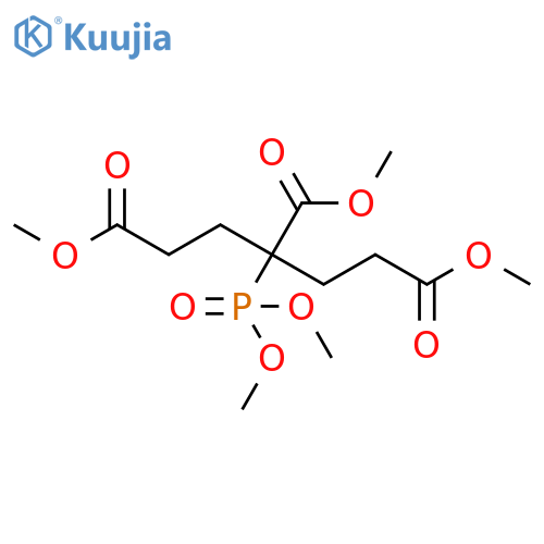 1,3,5-Pentanetricarboxylic acid, 3-(dimethoxyphosphinyl)-, 1,3,5-trimethyl ester structure