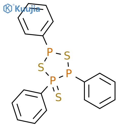 2,4,5-Triphenyl-1,3,2,4,5lambda~5~-dithiatriphospholane-4-thione structure
