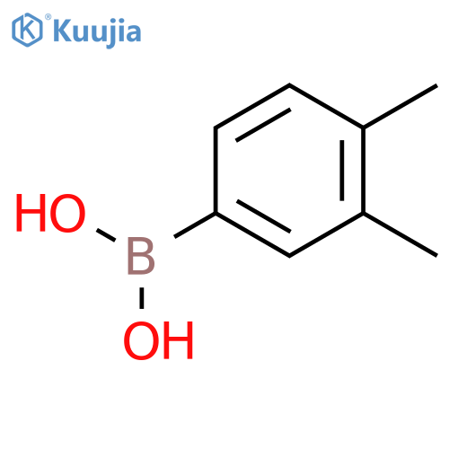 (3,4-dimethylphenyl)boronic acid structure
