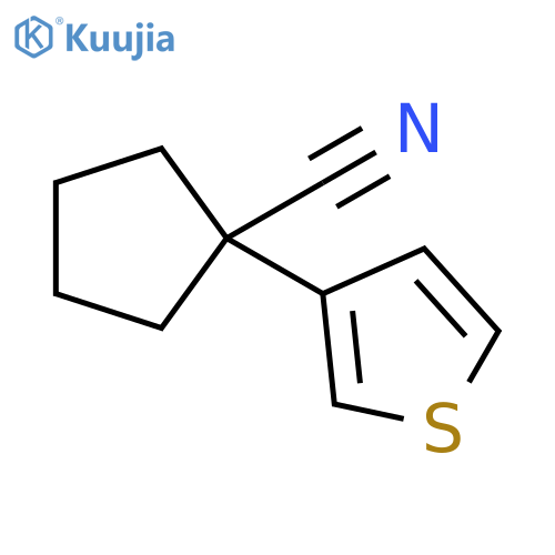 alpha-(3-thienyl)-alpha,alpha-cyclotetraMethylene-acetonitrile structure