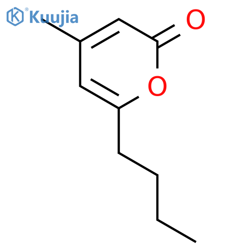 2H-Pyran-2-one, 6-butyl-4-methyl- structure