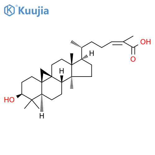 9,19-Cyclolanost-24-en-26-oicacid, 3-hydroxy-, (3b,24Z)- structure