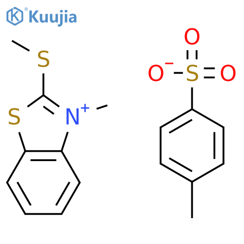 3-METHYL-2-(METHYLTHIO)-BENZOTHIAZOL-IUM-p-TOLUENESULFONATE structure