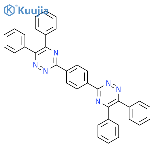 3,3'-(1,4-Phenylene)bis5,6-diphenyl-1,2,4-triazine structure