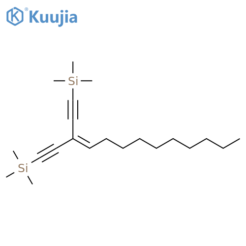 Silane, (3-decylidene-1,4-pentadiyne-1,5-diyl)bis[trimethyl- structure