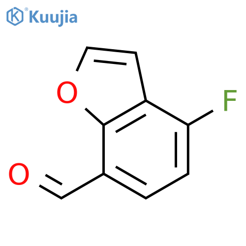 4-Fluorobenzofuran-7-carbaldehyde structure