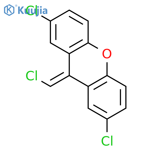 9H-Xanthene, 2,7-dichloro-9-(chloromethylene)- structure