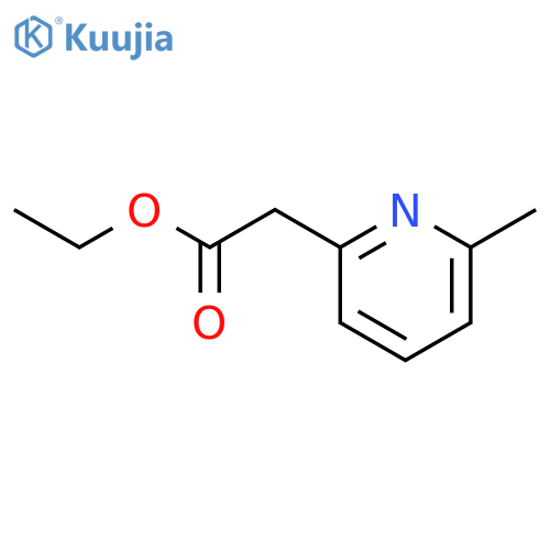 Ethyl 2-(6-methylpyridin-2-yl)acetate structure