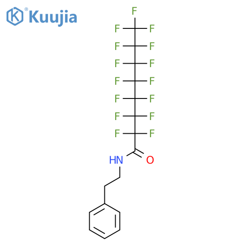 2,2,3,3,4,4,5,5,6,6,7,7,8,8,8-Pentadecafluoro-N-(2-phenylethyl)octanamide structure