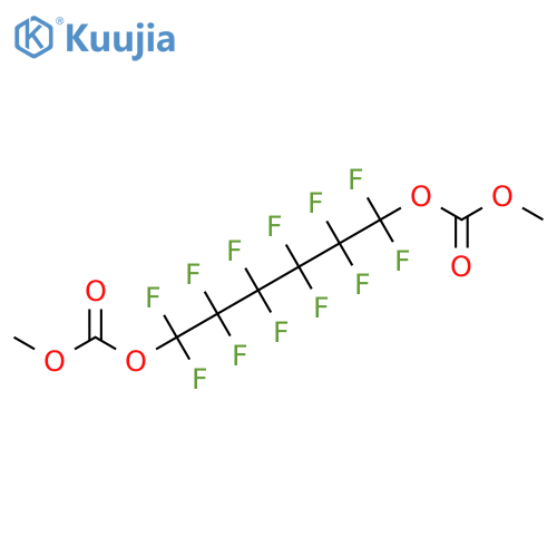 (1,1,2,2,3,3,4,4,5,5,6,6-Dodecafluoro-6-methoxycarbonyloxyhexyl) methyl carbonate structure