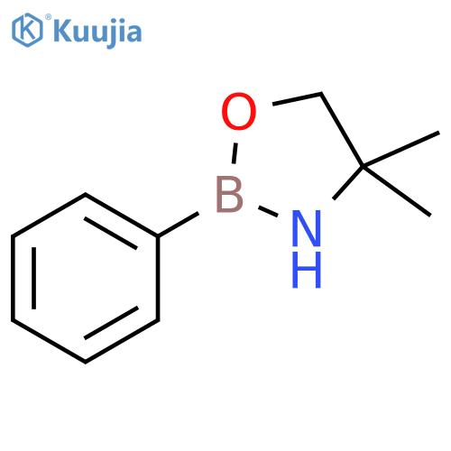 1,3,2-Oxazaborolidine, 4,4-dimethyl-2-phenyl- structure