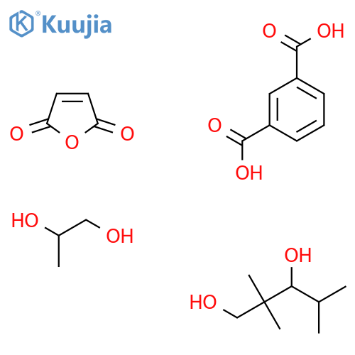 Benzene-1,3-dicarboxylic acid;furan-2,5-dione;propane-1,2-diol;2,2,4-trimethylpentane-1,3-diol structure