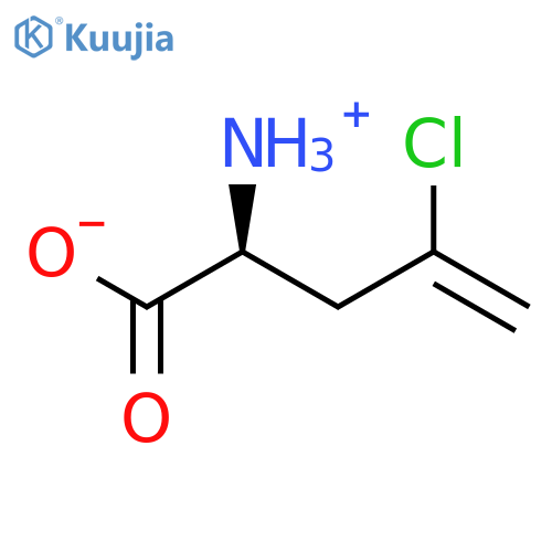 (2S)-2-amino-4-chloropent-4-enoic acid structure