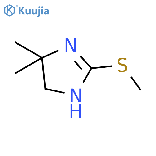 1H-IMIDAZOLE, 4,5-DIHYDRO-4,4-DIMETHYL-2-(METHYLTHIO)- structure