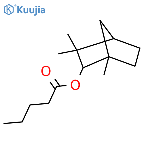 1,3,3-Trimethylbicyclo[2.2.1]hept-2-yl pentanoate structure