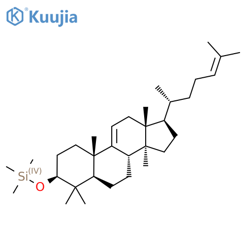 Silane, [[(3beta)-lanosta-9(11),24-dien-3-yl]oxy]trimethyl- structure