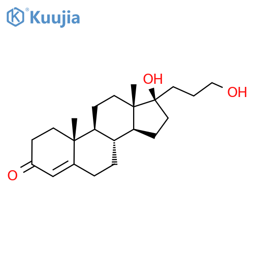 17beta-Hydroxy-17-(3-hydroxypropyl)androst-4-ene-4-one structure