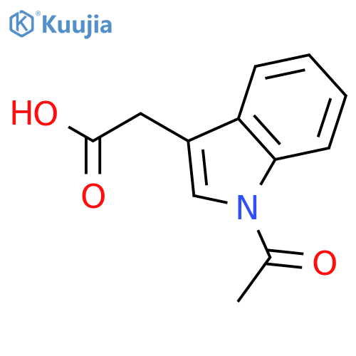 1H-INDOLE-3-ACETIC ACID, 1-ACETYL- structure