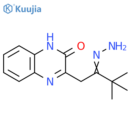 2(1H)-Quinoxalinone,3-(2-hydrazinylidene-3,3-dimethylbutyl)- structure