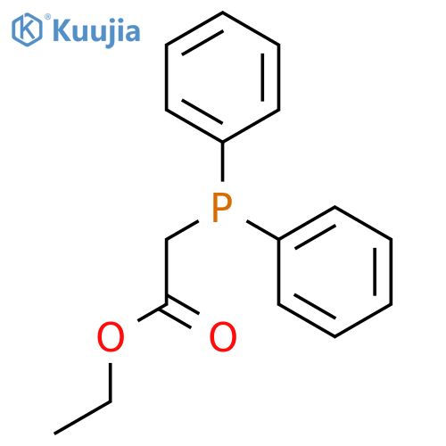 Acetic acid,2-(diphenylphosphino)-, ethyl ester structure