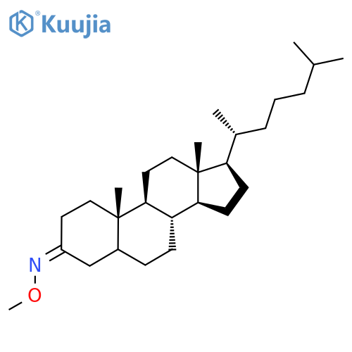 (Z,8R,9S,10S,13R,14S,17R)-N-Methoxy-10,13-dimethyl-17-[(2R)-6-methylheptan-2-yl]-1,2,4,5,6,7,8,9,11,12,14,15,16,17-tetradecahydrocyclopenta[a]phenanthren-3-imine structure