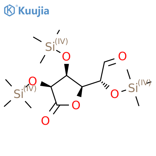 (2R)-2-[(2S,3S,4S)-5-Oxo-3,4-bis(trimethylsilyloxy)oxolan-2-yl]-2-trimethylsilyloxyacetaldehyde structure