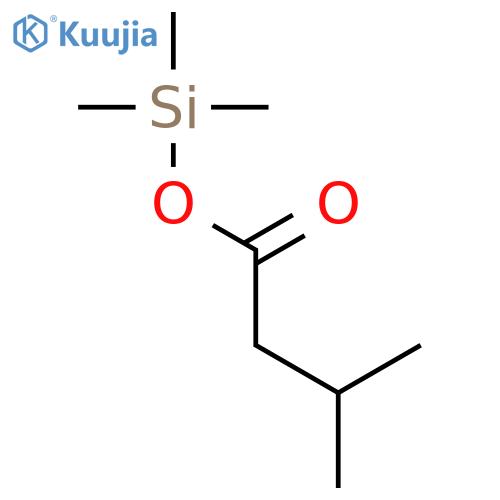 Butanoic acid,3-methyl-, trimethylsilyl ester structure
