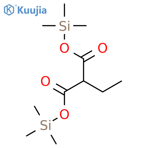 Ethylmalonic acid bis(trimethylsilyl) ester structure