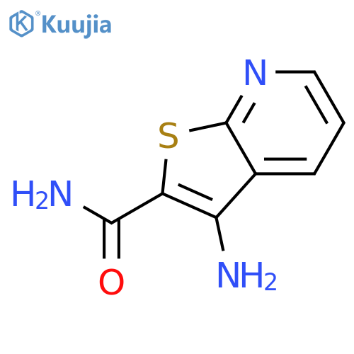 3-aminothieno2,3-bpyridine-2-carboxamide structure