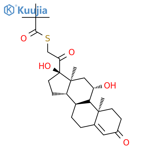 Tixocortol 21-Pivalate structure