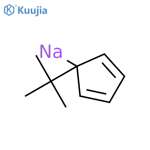 Sodium, [1-(1,1-dimethylethyl)-2,4-cyclopentadien-1-yl]- structure