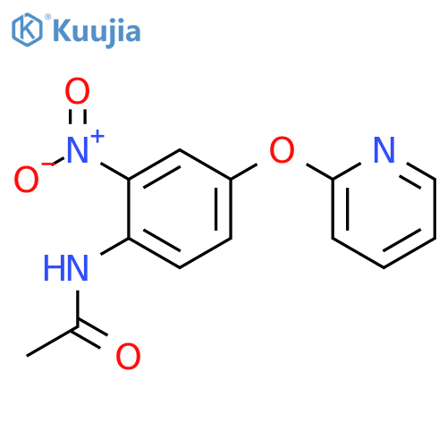 Acetamide, N-[2-nitro-4-(2-pyridinyloxy)phenyl]- structure