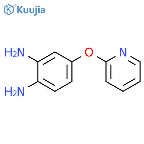 1,2-Benzenediamine, 4-(2-pyridinyloxy)- structure