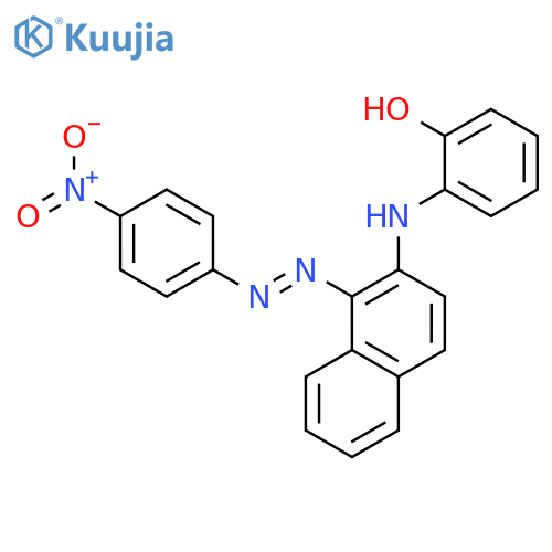 Phenol, 2-[[1-[(4-nitrophenyl)azo]-2-naphthalenyl]amino]- structure