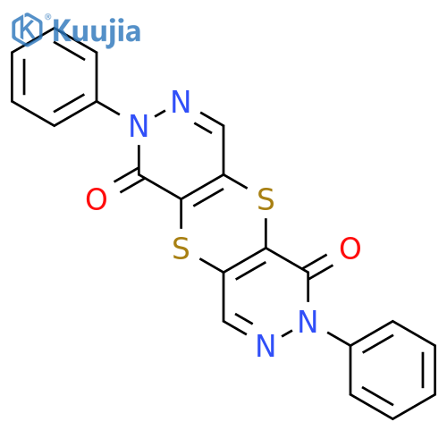 p-Dithiino[2,3-d:5,6-d']dipyridazine-1,6(2H,7H)-dione, 2,7-diphenyl- (7CI,8CI) structure
