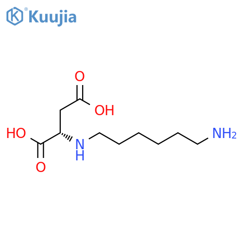 L-Aspartic acid, N-(6-aminohexyl)- structure