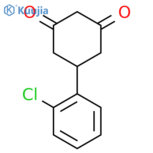 5-(2-Chlorophenyl)cyclohexane-1,3-dione structure