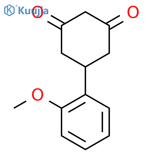 5-(2-Methoxyphenyl)cyclohexane-1,3-dione structure