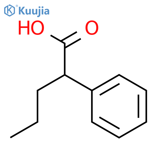 2-phenylpentanoic acid structure