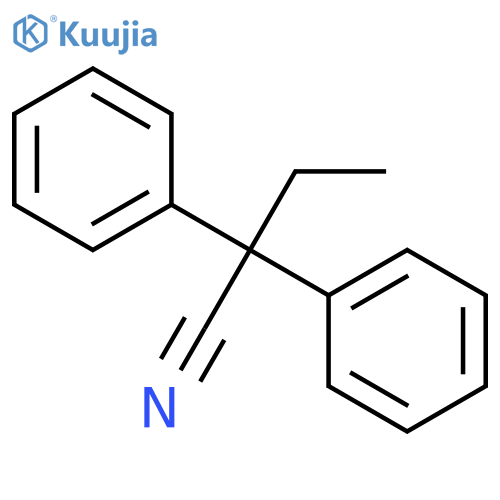 2,2-Diphenyl-mutyronitrile structure