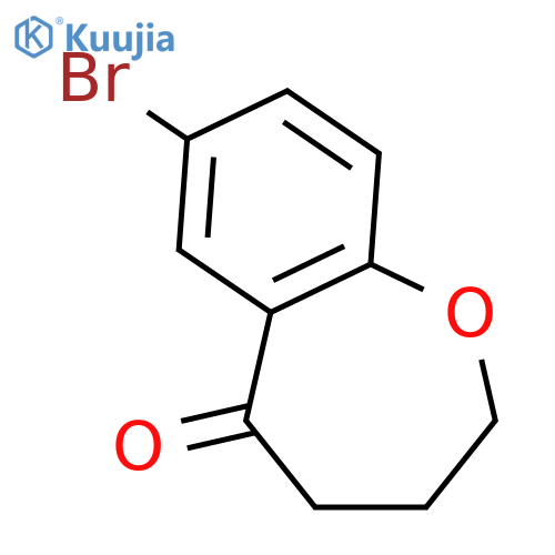 7-Bromo-3,4-dihydro-2h-benzoboxepin-5-one structure