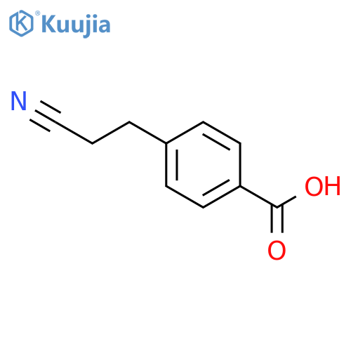 BENZOIC ACID, 4-(2-CYANOETHYL)- structure