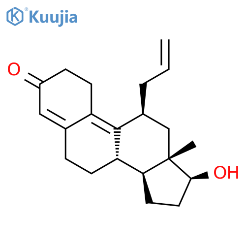 Estra-4,9-dien-3-one, 17-hydroxy-11-(2-propenyl)-, (11b,17b)- structure