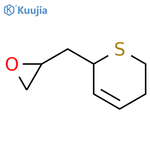 2H-THIOPYRAN, 5,6-DIHYDRO-2-(OXIRANYLMETHYL)- structure