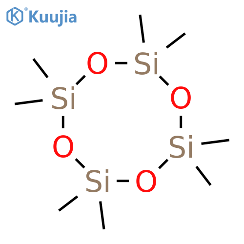 Octamethylcyclotetrasiloxane structure